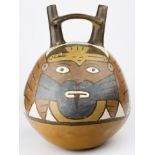 A Large Nazca style ball shaped kettle