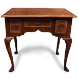 A William and Mary inlaid lowboy