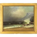 Pastel, Stormy Seas