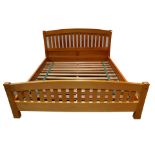 An Arts and Crafts style Berkeley Mills king bed