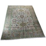 An Indian floral carpet 8'8" x 12'2"
