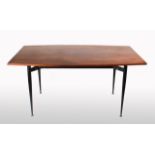 An Italian Modern teak table