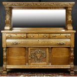 An American Victorian sideboard attributed to R.J Horner