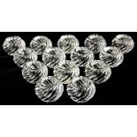 A group of Baccarat crystal napkin rings