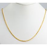 22K yellow gold neck-chain
