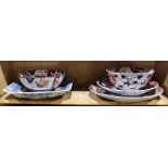 (lot of 5) Japanese Imari porcelain