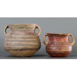 A lot of (2) Neolithic slip decorated vessels