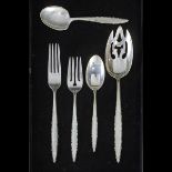 (lot of 26) Lunt Lacepoint sterling flatware service