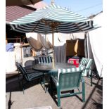 (lot of 6) Brown Jordan patio furniture suite