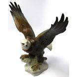 Hutschenreuther porcelain figural sculpture of a bald eagle