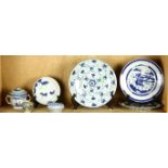 (lot of 7) Chinese blue and white porcelains