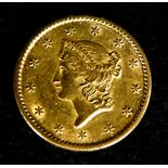 1856 Gold dollar Type I Liberty Head