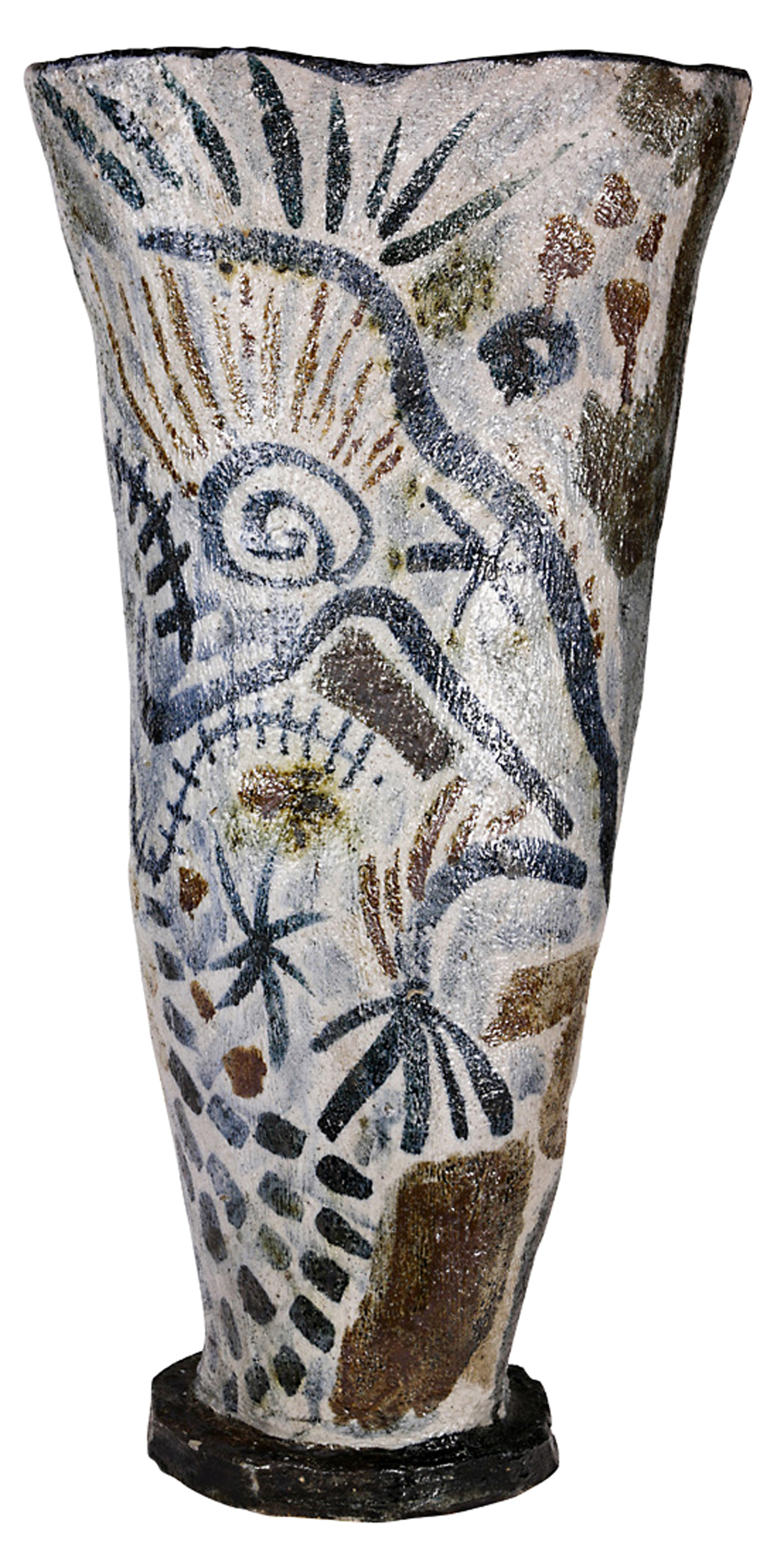 A Monumental Henry Takemoto (1930-2015) stoneware vase - Image 3 of 3