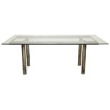 A modern Tobia Scarpa attributed dining table