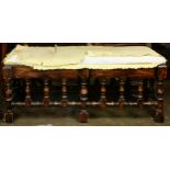 Baroque style Italian bench