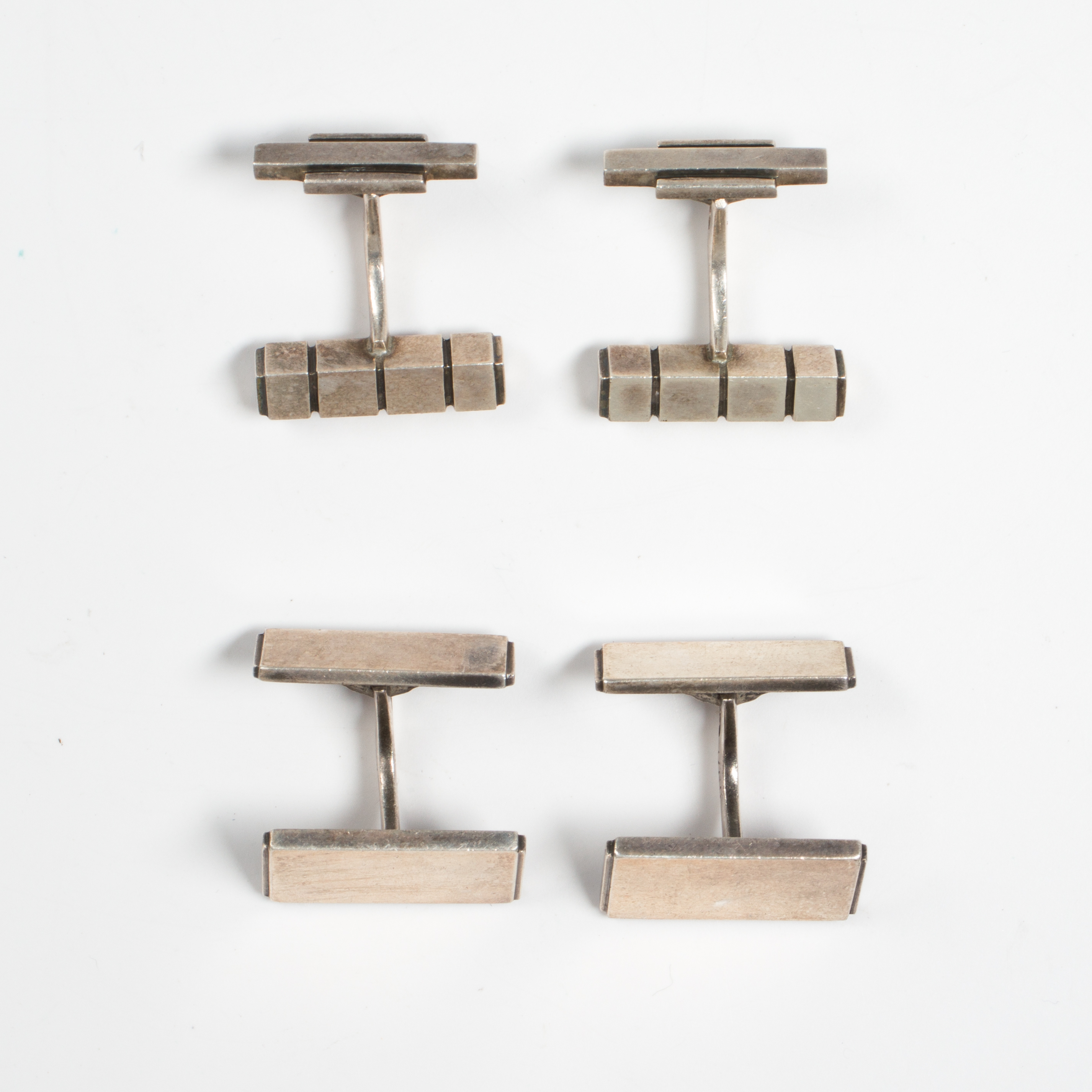 A group of sterling cufflinks, Georg Jensen