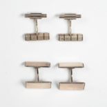 A group of sterling cufflinks, Georg Jensen