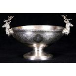 A Victorian sterling hunting bowl, Birmingham, circa 1830