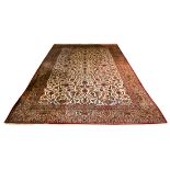A semi Antique Persian Isphahan carpet