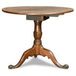 A Chippendale tilt top tea table circa 1790