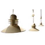 A group of Alfred Homann by Louis Poulsen Nyhavn lamps