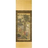 Anonymous (Chinese School, late 19th/early 20th c), matched pair of scroll paintings of Scholars