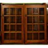 Pair of Arts and Crafts style cabinets