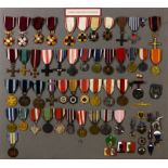 (Lot of 119) Polish and Soviet Polish Cavalry medals and infantry badges