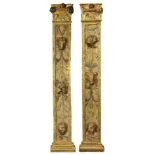 A pair of Spanish Giltwood carved architectural elements circa 1700