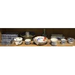 (lot of 11) Collection of Chinese Blue and white dishes