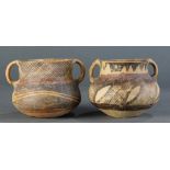 A (lot of 2) Chinese Neolithic Banshan jars