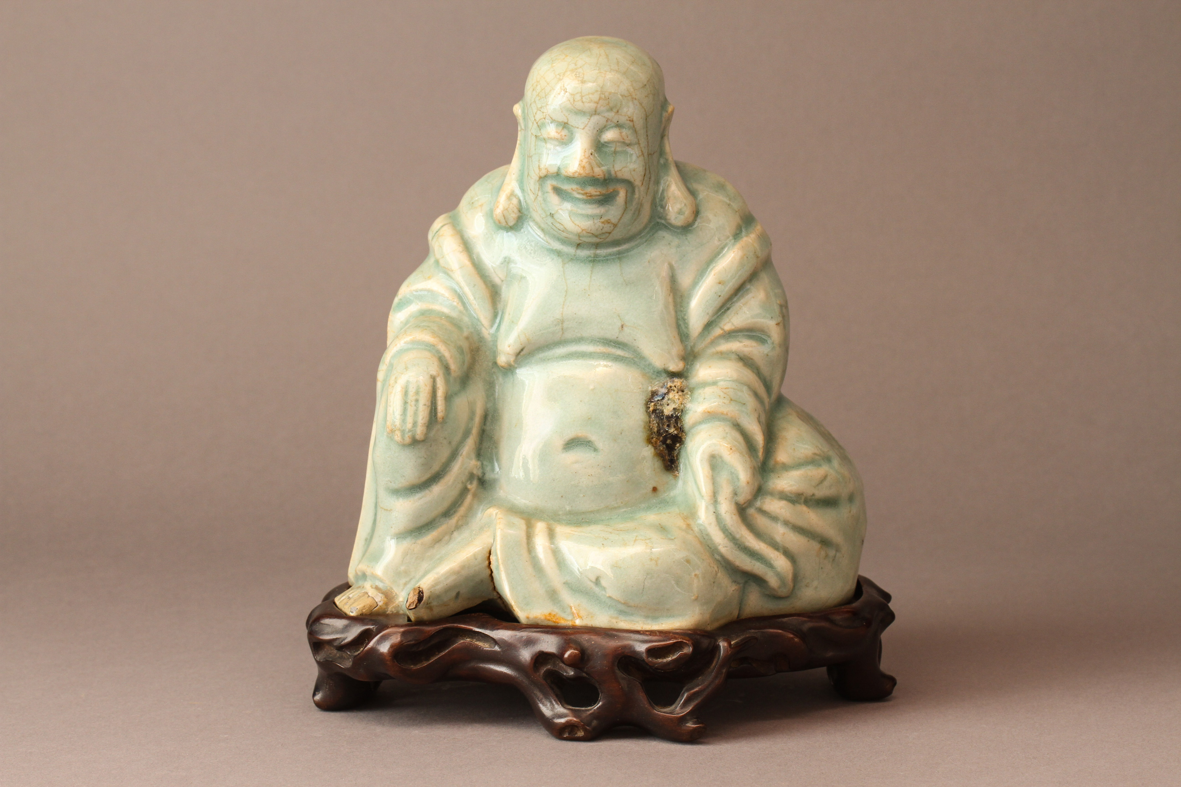 A Yingqing Ware of Budai - Image 2 of 4