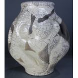 A Modernist Raku vessel