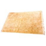 A Chinese silk carpet