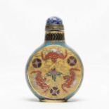 Cloisonne Bat Snuff Bottle