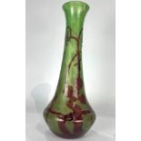 A Charles Schneider Le Verre Francais art glass vase