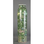 A Chinese Famille Verte porcelain vase