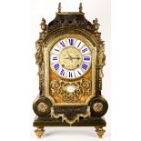 A Louis XIV gilt-bronze mounted boulle marquetry bracket clock
