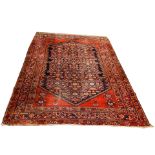 An antique Persian Malayer carpet