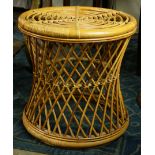 McGuire style bamboo occasional table