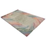 Contemporary polychrome rug