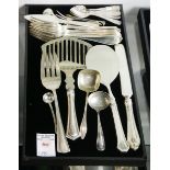 Sterling and plated flatware group