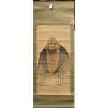 Japanese scroll painting of Dharma