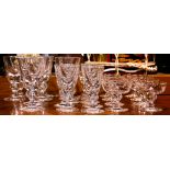 (lot of 24) Steuben clear glass stemware