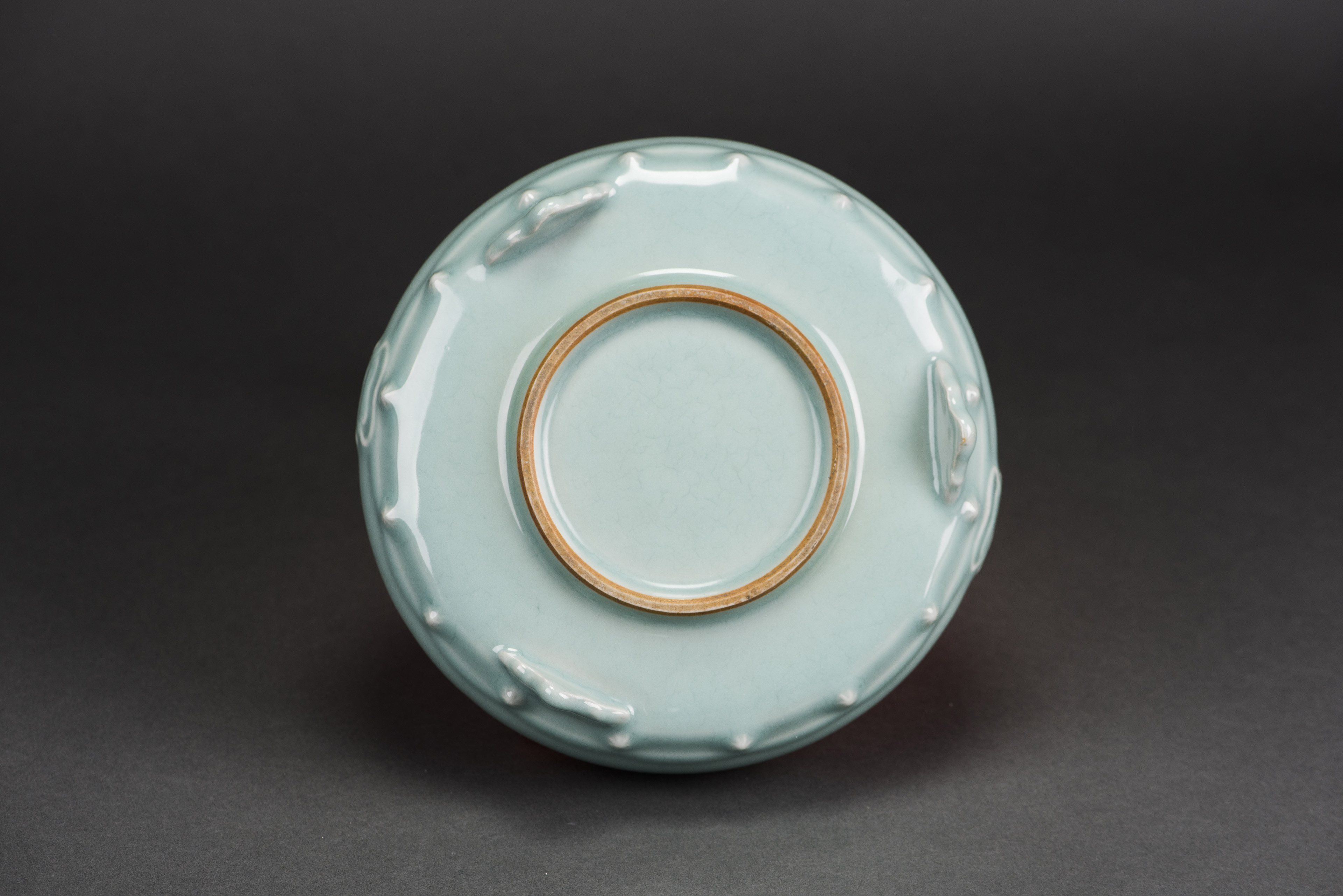 Chinese celadon tripod water pot - Image 3 of 3