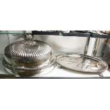 An Ellis-Barker silverplate tray