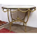 a continental gilt bronze occasional table circa 1880