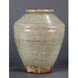 Chinese white crackle glaze vase