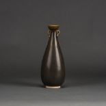 Chinese brown-glazed vase