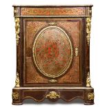 Napoleon III style ebonzied and boulle decorated cabinet